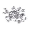 Plastové voskové korálky / perly Glance oliva 6x10 mm (Balení 10 g, Varianta F2 bílá)