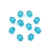Plastové korálky cínovky / sluníčko 4x4 mm (Balení 20 g, Varianta 1 (01) transparent)