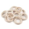 Dřevěný kroužek vnější Ø40 mm (Balení 10 ks, Varianta přírodní sv.)