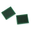 Nažehlovací záplaty pro opravy dírek i zdobení 3x4 cm (Balení 10 ks, Varianta 4 modrá světlá)