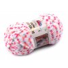 Pletací žinylková příze Dolphin Baby Colors 100 g (Balení 1 ks, Varianta 3 (80415) bílá oranžová)