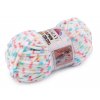 Pletací žinylková příze Dolphin Baby Colors 100 g (Balení 1 ks, Varianta 3 (80415) bílá oranžová)