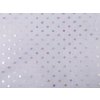Organza s puntíky AB duhový efekt (Balení 1 m, Varianta 2 krémová světlá)