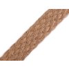Splétaný popruh šíře 35 mm jutový (Balení 1 m, Varianta 1 režná přírodní)