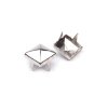 Cvočky na oblečení z nerezové oceli 7x7 mm pyramida (Balení 50 ks, Varianta 1 nikl)