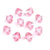 Plastové korálky cínovky / sluníčko 8x8 mm (Balení 20 g, Varianta 1 - 01 transparent)