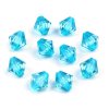 Plastové korálky cínovky / sluníčko 8x8 mm (Balení 20 g, Varianta 1 - 01 transparent)