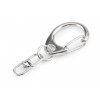Kovová karabinka otočná 18x40 mm (Balení 10 ks, Varianta 1 nikl)