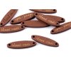 Dřevěná cedulka / ozdoba Handmade 6x27 mm (Balení 10 ks, Varianta 1 bílá)