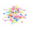 Plastové korálky svítící ve tmě Ø6 mm (Balení 20 g, Varianta mix)