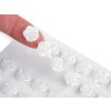 Samolepicí růže na lepicím proužku Ø11 mm (Balení 1 karta, Varianta 1 Off White)