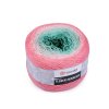 Pletací příze Flowers Moonlight 260 g (Balení 1 ks, Varianta 1 (3279) růžová střední šedá)