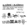 Pletací příze Klasik 50 g (Balení 1 ks, Varianta 1 (208) bílá)