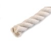 Bavlněná šňůra kroucená Ø10 mm tuhá, macrame (Balení 1 m, Varianta 1 bílá)