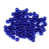 Plastové korálky Transparent Ø6 mm (Balení 20 g, Varianta 6 černá)