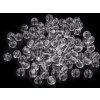 Plastové korálky Transparent Ø6 mm (Balení 20 g, Varianta 6 černá)