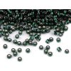 Rokajl 12/0 - 2 mm s průtahem (Balení 50 g, Varianta 21 stříbrná světlá)