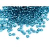 Rokajl 12/0 - 2 mm s průtahem (Balení 50 g, Varianta 21 stříbrná světlá)