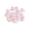 Plastové korálky ploškované olivy 10x15 mm (Balení 10 g, Varianta 1 pudrová)