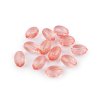 Plastové korálky ploškované olivy 10x15 mm (Balení 10 g, Varianta 1 pudrová)