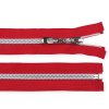 Spirálový zip No 7 délka 70 cm se stříbrnými zoubky (Balení 1 ks, Varianta 322 černá)
