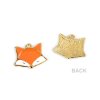 Kovový přívěsek / taháček na zip liška (Balení 2 ks, Varianta 1 (B81594) oranžová)