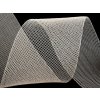 Modistická krinolína na vyztužení šatů a výrobu fascinátorů šíře 4,5 cm (Balení 20 m, Varianta 2 (CC16) černá)