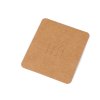 Papírová karta na brože 6,2x7,5 cm (Balení 20 ks, Varianta 2 hnědá přírodní)