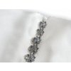 Knoflík / ozdoba svatebních šatů broušený květ (Balení 10 ks, Varianta 24" crystal)