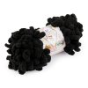 Pletací příze Alize Puffy 100 g (Balení 1 ks, Varianta 1 (686) bílá černá)