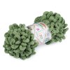 Pletací příze Alize Puffy 100 g (Balení 1 ks, Varianta 1 (686) bílá černá)