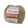Pletací příze Baby Cotton 50 g (Balení 1 ks, Varianta 2 (403) béžová světlá)