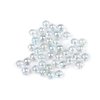 Plastové korálky duhové Ø8 mm (Balení 10 g, Varianta 1 (205) transparent)