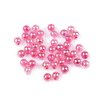 Plastové korálky duhové Ø8 mm (Balení 10 g, Varianta 1 (205) transparent)