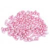Plastové voskové korálky / perly Glance rýže 3x6 mm (Balení 10 g, Varianta 1 bílá)