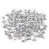 Plastové voskové korálky / perly Glance rýže 3x6 mm (Balení 10 g, Varianta 1 bílá)