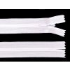 Spirálový zip skrytý No 3 délka 40 cm dederon (Balení 1 ks, Varianta 101 bílá)