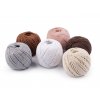 Bavlněný provázek macrame Ø2 mm (Balení 1 ks, Varianta 1 režná světlá)