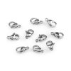 Karabinka z nerezové oceli 6x11 mm (Balení 2 ks, Varianta platina)