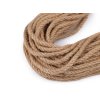 Jutová šňůra kroucená Ø6 mm (Balení 20 m, Varianta režná přírodní)