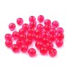 Plastové korálky Transparent Ø8 mm (Balení 20 g, Varianta 5 černá)