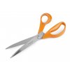 Krejčovské nůžky Fiskars délka 25 cm (Balení 1 ks, Varianta oranžová)