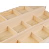 Dřevěné plato / organizér 3 patrový 24x35,5 cm (Balení 1 ks, Varianta přírodní sv.)