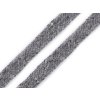 Šňůra plochá / dutinka šíře 10 mm (Balení 10 m, Varianta 1 bílá)