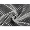 Organza s puntíky (Balení 1 m, Varianta 1 (3) bílá)