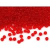 Rokajl Preciosa 10/0 - 2,3 mm lesklé (Balení 20 g, Varianta 90090 červená karmínová transparent)