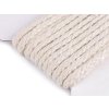Oděvní šňůra / bavlněná příze / knot Ø5 mm splétaná (Balení 10 m, Varianta režná světlá)