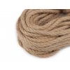 Jutová šňůra kroucená Ø7 mm (Balení 20 m, Varianta režná přírodní)