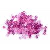 Plastové korálky cínovky / sluníčko 6x6 mm (Balení 25 g, Varianta 3 modrá mix)