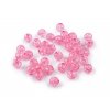 Plastové korálky kraklované Ø8 mm (Balení 30 g, Varianta 1 (3) červená jahoda)